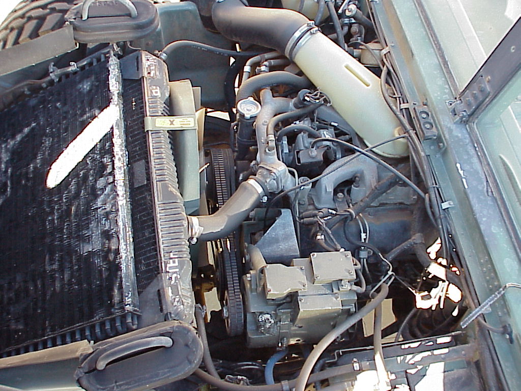 Scuffs & Dirty NOS Hydraulic Pump Bracket for HMMWV M998 Hummer