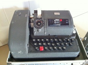 Hagelin B-52 keyboard plus CX-52 cipher machine