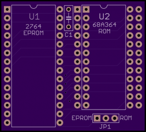 Top Side of Board (Rendering)