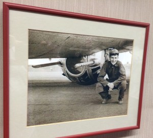 Herman Cohen, Next to his Ball Turret in WW2