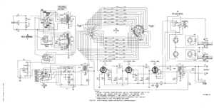 Audio Frequency Amplifier AM-558/PTA-1, schematic diagram.