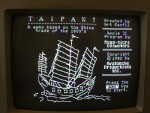 Taipan! Title Screen on the Commodore 1080